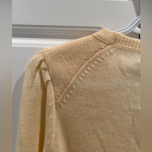 Club Monaco Yellow Vintage Sweater Size M NWT - Picture 7 of 7